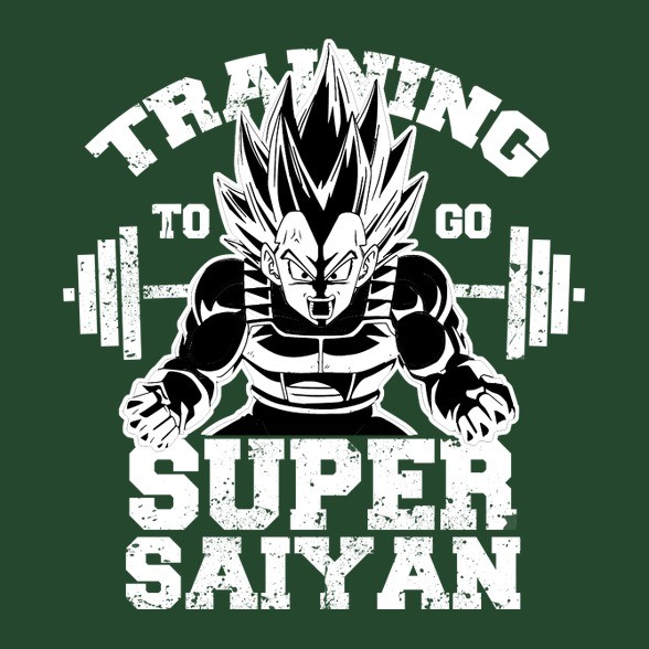 Training to super saiyan-Férfi pulóver