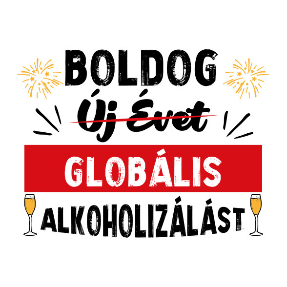 Globális alkoholizálás-Férfi pulóver