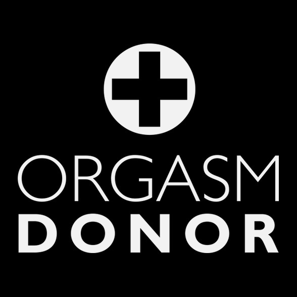 orgasm-donor-white-Férfi pulóver