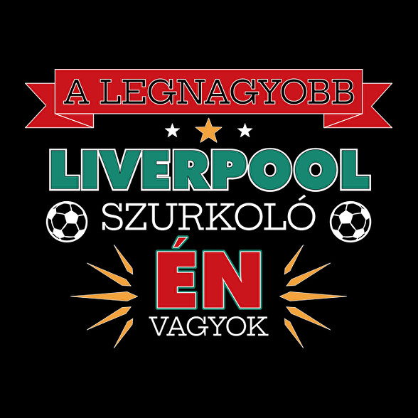 Liverpool szurkoló-Férfi pulóver