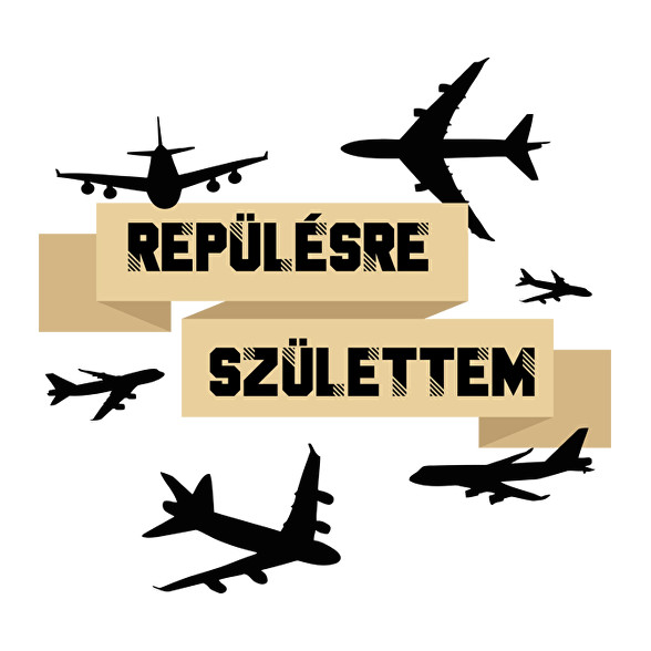 Repülésre születtem-Férfi pulóver