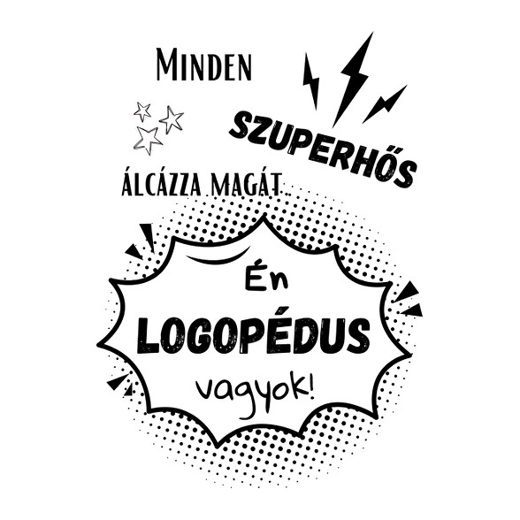 Logopédus-Férfi pulóver