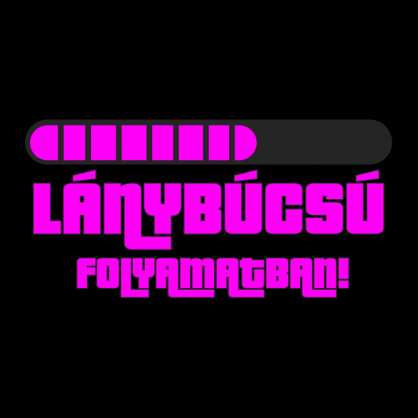 Lánybúcsú folyamatban-Férfi pulóver