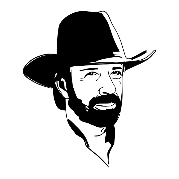 Chuck Norris-Férfi pulóver