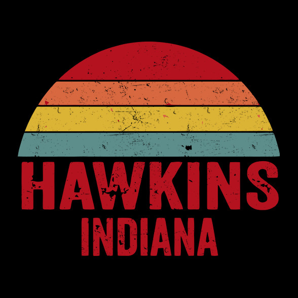 Retro Hawkins Indiana-Férfi pulóver