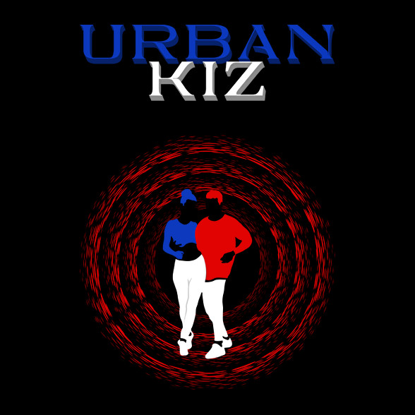 UrbanKiz táncos S0201-forBlack-Férfi pulóver