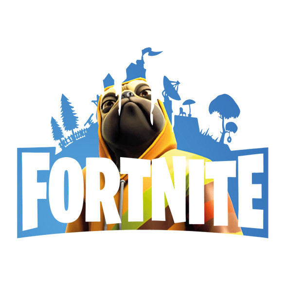 Fortnite Poggo-Férfi pulóver