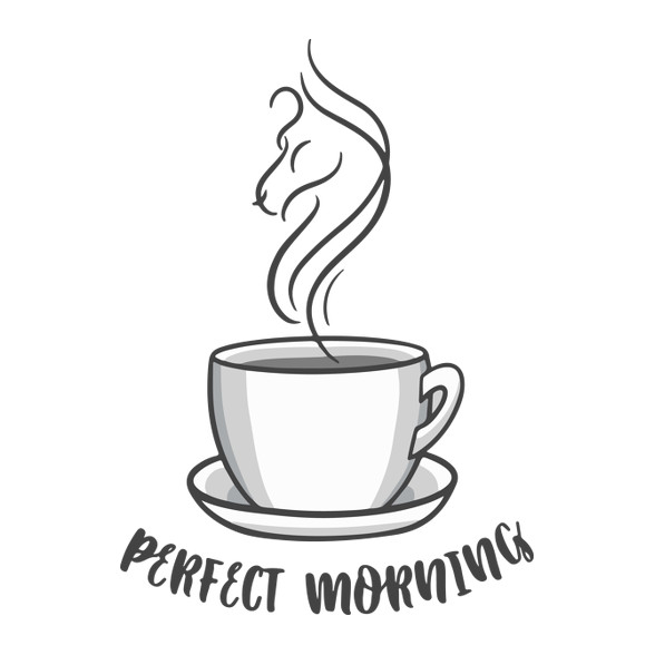 Coffee - perfect morning-Férfi pulóver