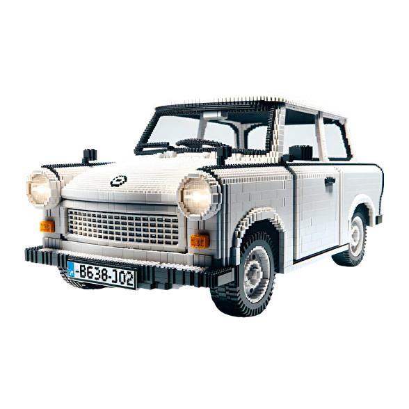 LEGO Trabant - Retro autó-Férfi pulóver