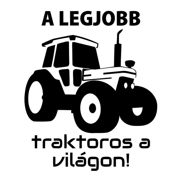 A legjobb traktoros a világon!-Férfi pulóver