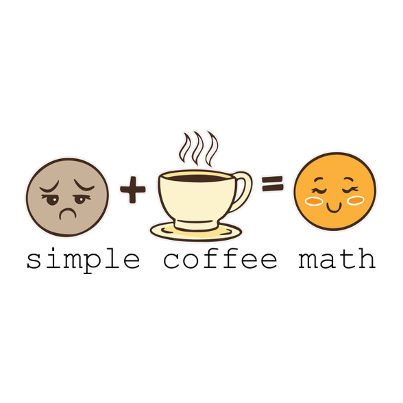 Kávé matek  - Coffee math-Női kapucnis pulóver