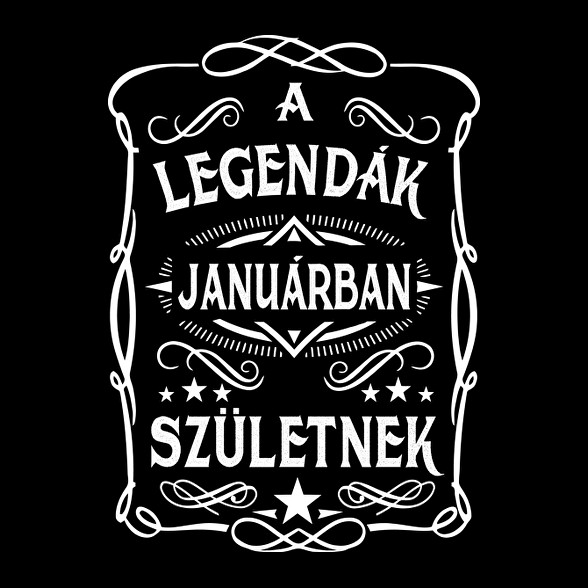 A legendák januárban születtek-Női kapucnis pulóver