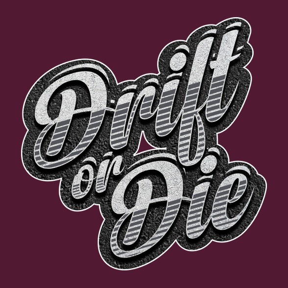 Drift or Die-Női kapucnis pulóver