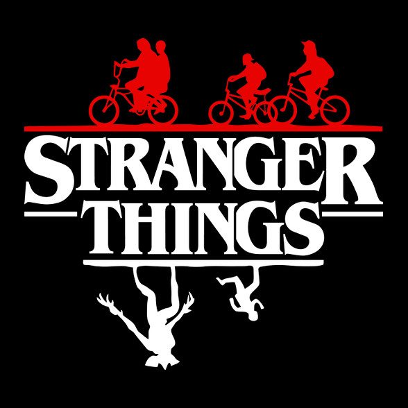 stranger things upside down-Női kapucnis pulóver