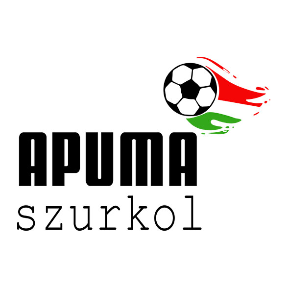 Apuma szurkol-Női kapucnis pulóver