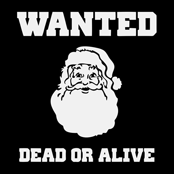 Santa Wanted-Női kapucnis pulóver