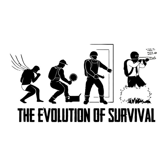 A túlélés evolúciója-Női kapucnis pulóver