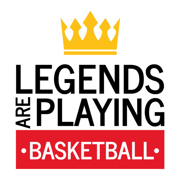 Legends are playing basketball-Női kapucnis pulóver