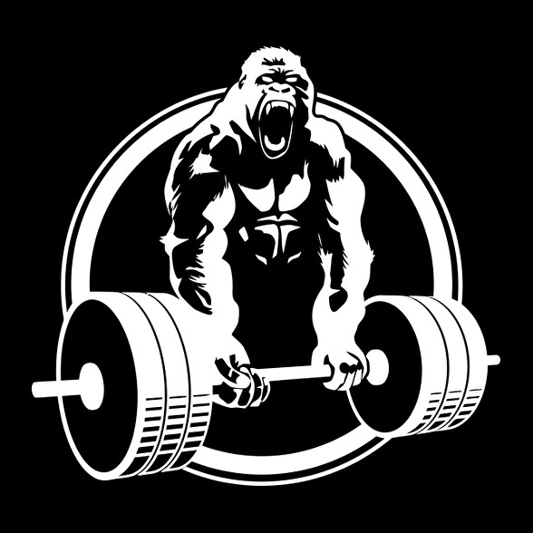 Gorilla gym-Női kapucnis pulóver