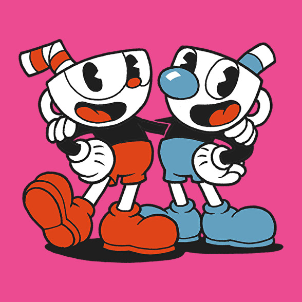 Cuphead-Női kapucnis pulóver