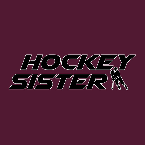 Hockey sister -Női kapucnis pulóver