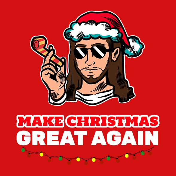 MAKE CHRISTMAS GREAT AGAIN 3-Gyerek kapucnis pulóver