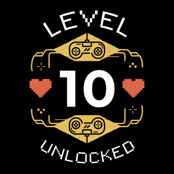 Level 10 unlocked-Gyerek kapucnis pulóver