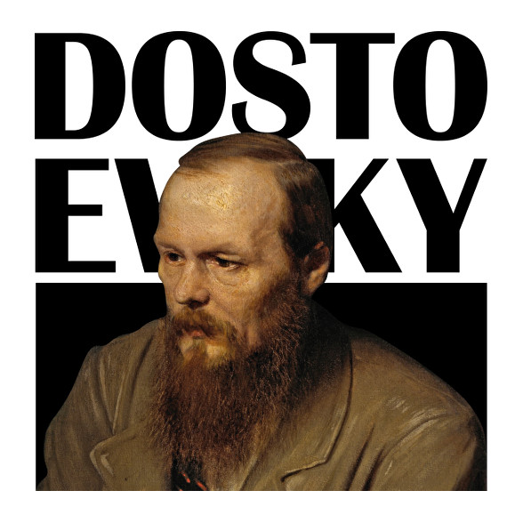 Dostoevsky - Önarckép-Gyerek kapucnis pulóver