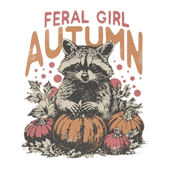 Feral Girl Autumn-Gyerek kapucnis pulóver