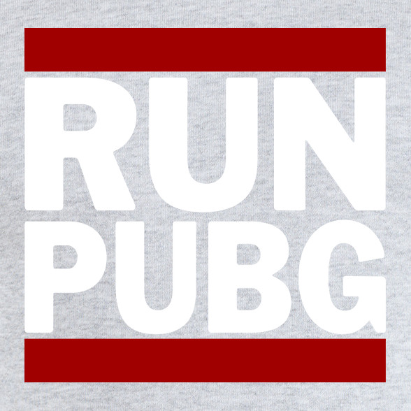 RUN PUBG-Gyerek kapucnis pulóver