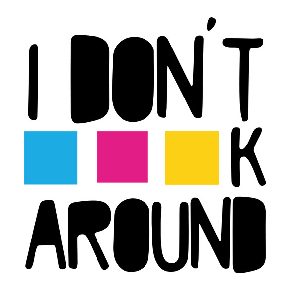 I don't CMYK around-Gyerek kapucnis pulóver