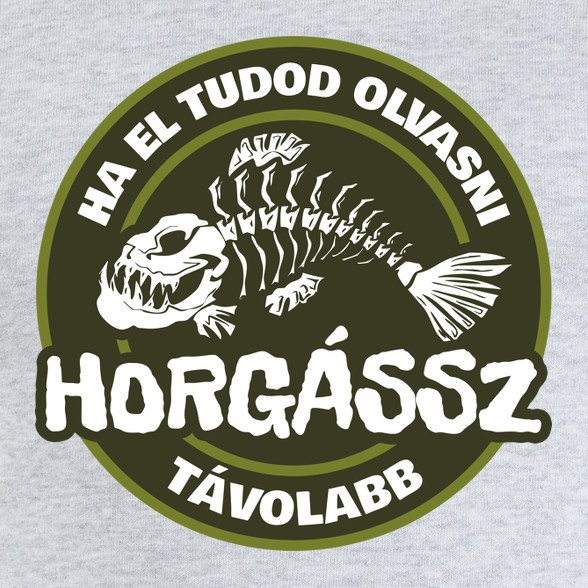 Horgássz Távolabb-Gyerek kapucnis pulóver