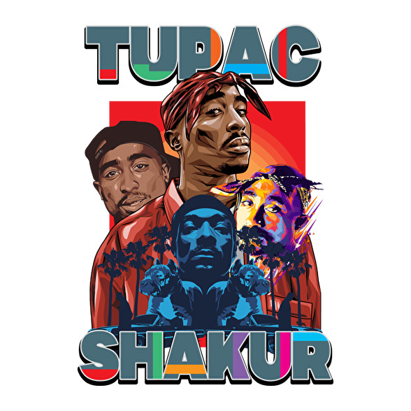 Tupac-Gyerek kapucnis pulóver