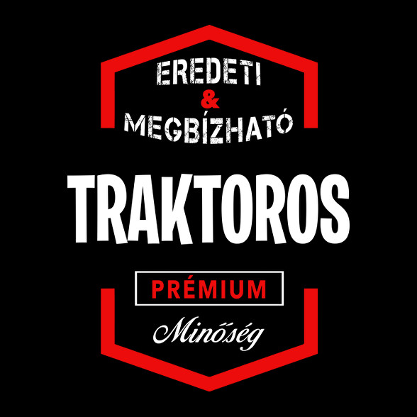 Traktoron prémium minőség-Gyerek kapucnis pulóver