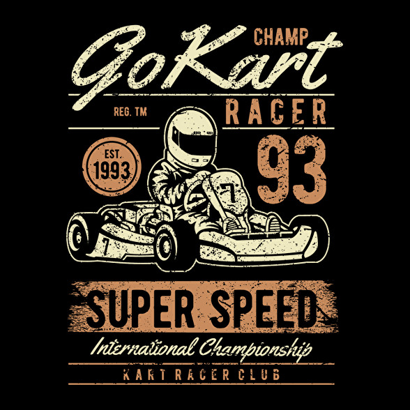 gokart-Gyerek kapucnis pulóver