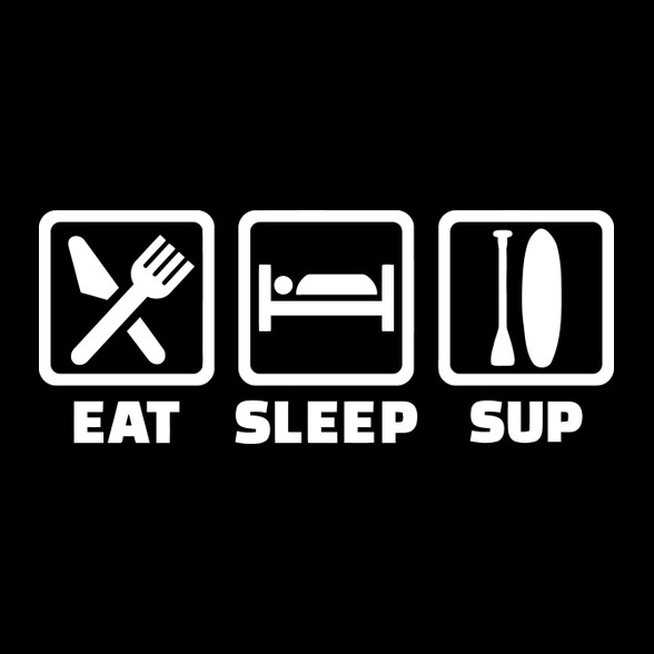 Eat Sleep SUP-Gyerek kapucnis pulóver