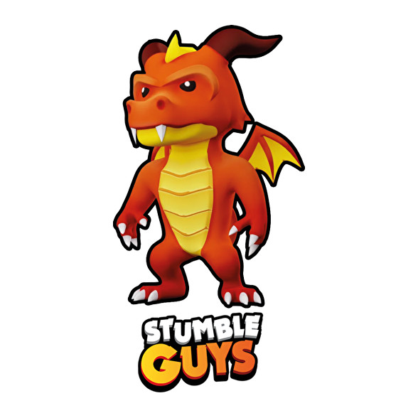 Stumble Guys - Inferno Dragon-Gyerek kapucnis pulóver