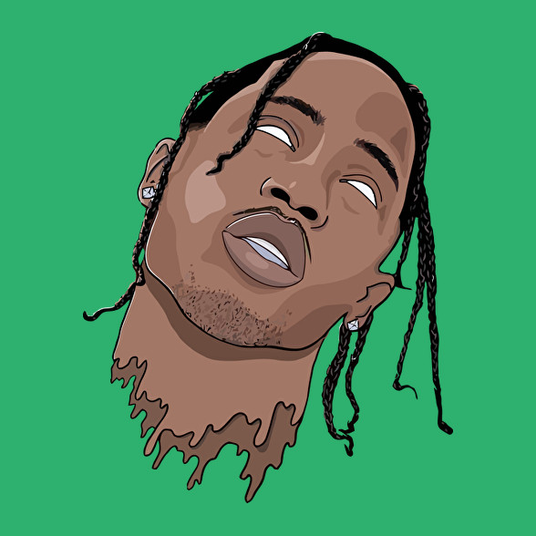 Travis Scott önkívület-Gyerek kapucnis pulóver