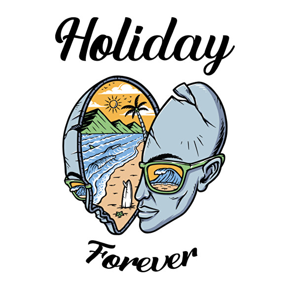 Holiday forever - Nyaralás-Gyerek kapucnis pulóver