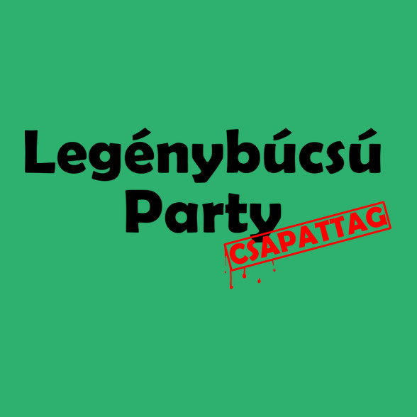 Legénybúcsú Csapattag-Női V-nyakú póló