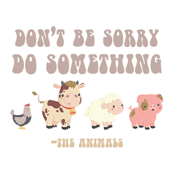 Do something - The animals-Női V-nyakú póló