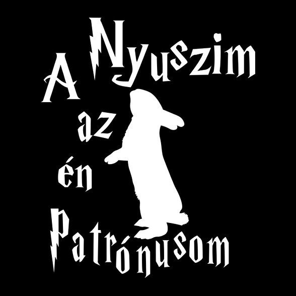 A Nyuszim az én Patrónusom-Női V-nyakú póló