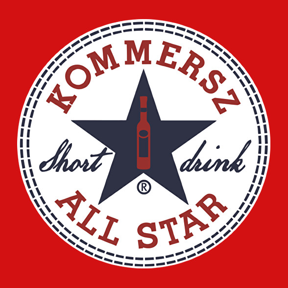 Kommersz ALL STAR-Női V-nyakú póló