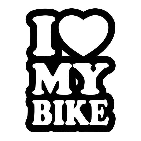 I love my bike-Női V-nyakú póló