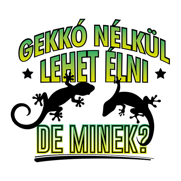 Gekkó nélkül élni-Női V-nyakú póló