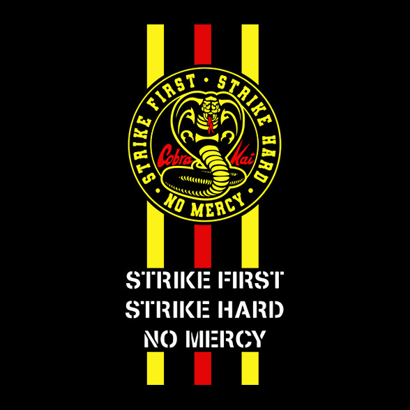 Cobra Kai - Strike first-Női V-nyakú póló