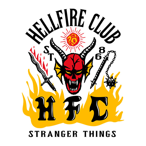 Hellfire Club - Band design-Női V-nyakú póló