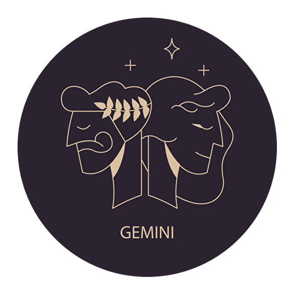 Gemini - Ikrek-Női V-nyakú póló