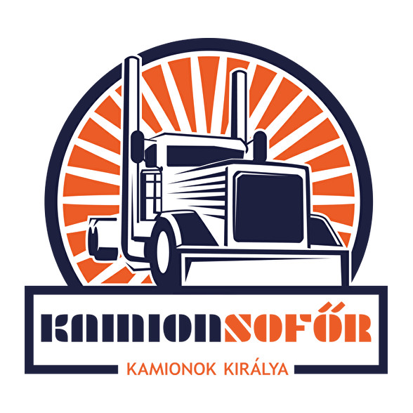 Kamionsofőr - Kamionok királya-Női V-nyakú póló