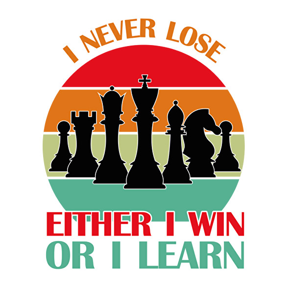 I never lose-Női V-nyakú póló